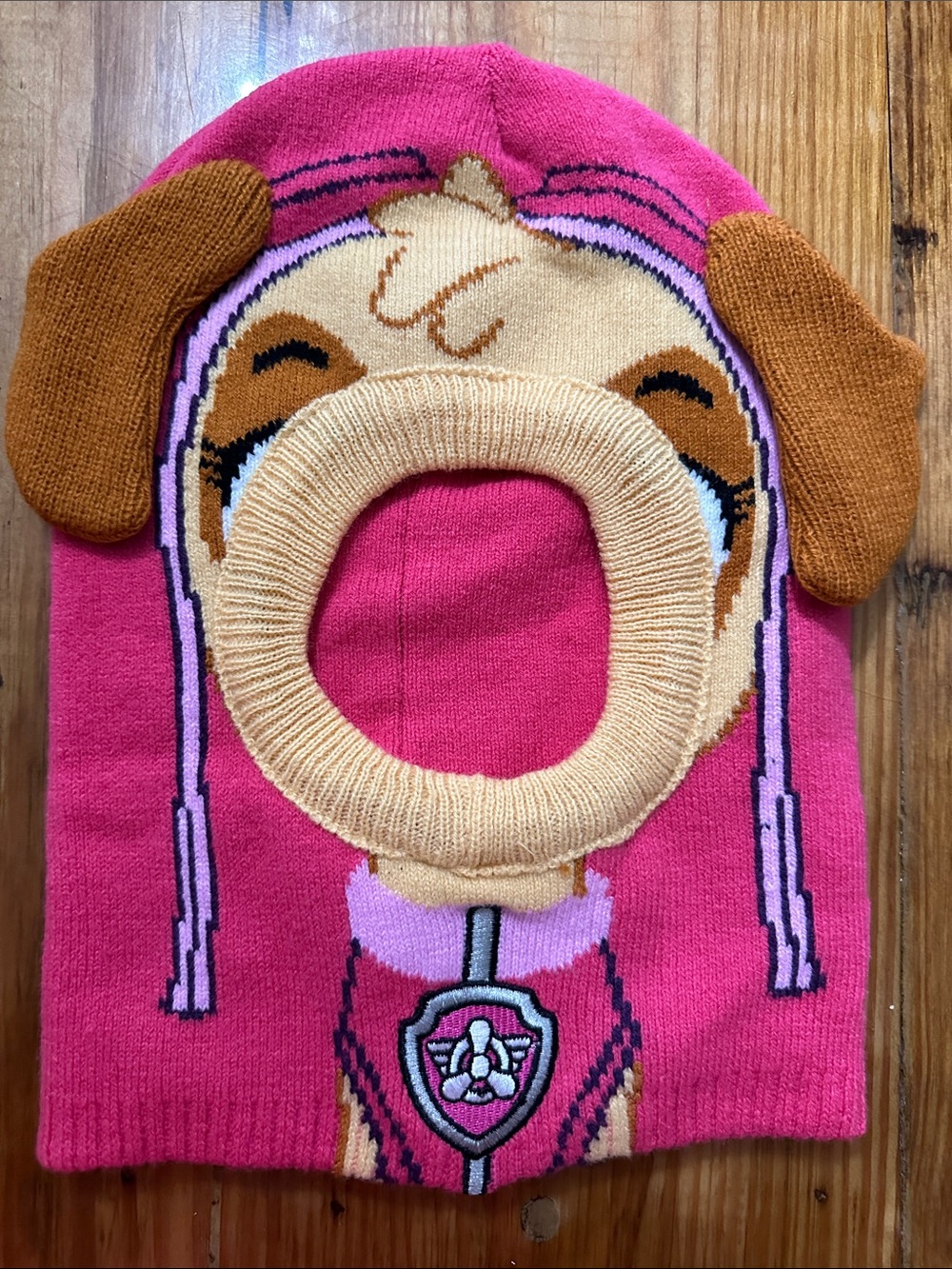 NWOT Paw Patrol Pink Kids Character with Dog Ears